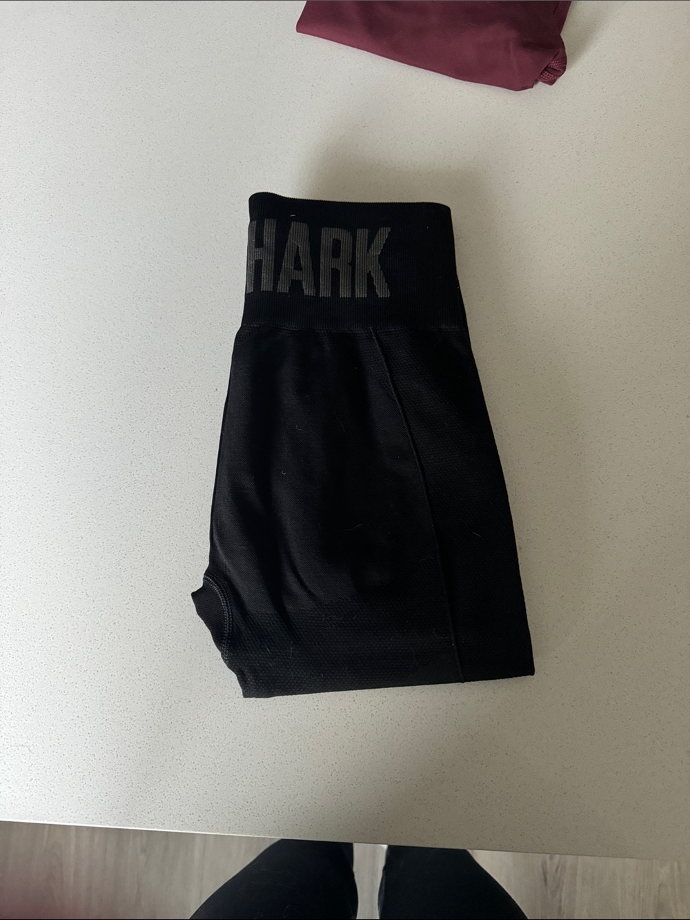 Black gymshark seamless lift leggings